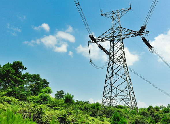 Testing method for power fittings insulators